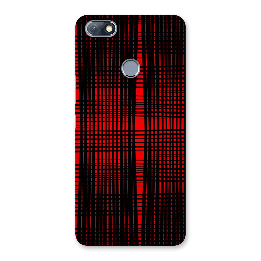 Red Net Design Back Case for Infinix Note 5