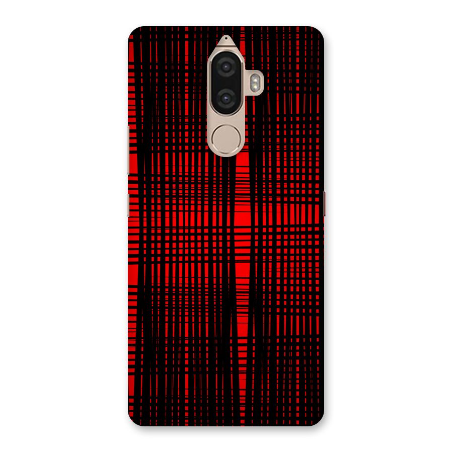 Red Net Design Back Case for Lenovo K8 Note