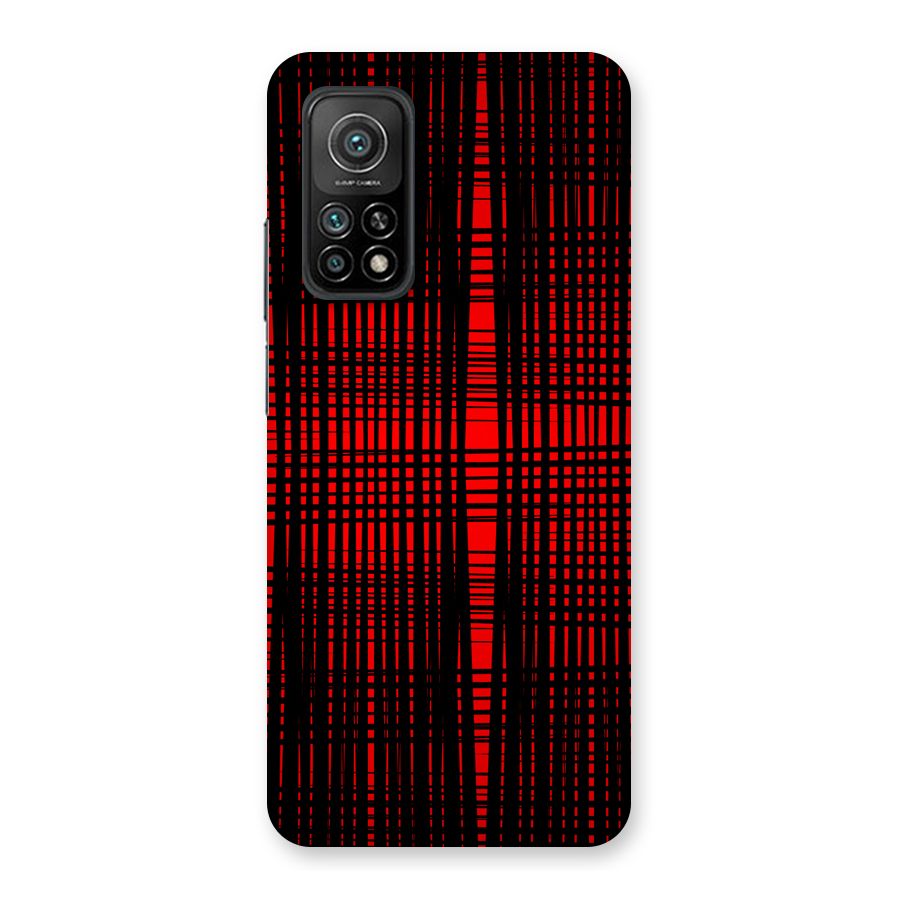 Red Net Design Back Case for Mi 10T Pro 5G