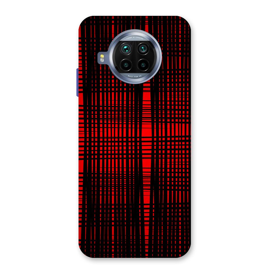 Red Net Design Back Case for Mi 10i