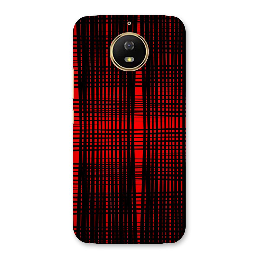 Red Net Design Back Case for Moto G5s