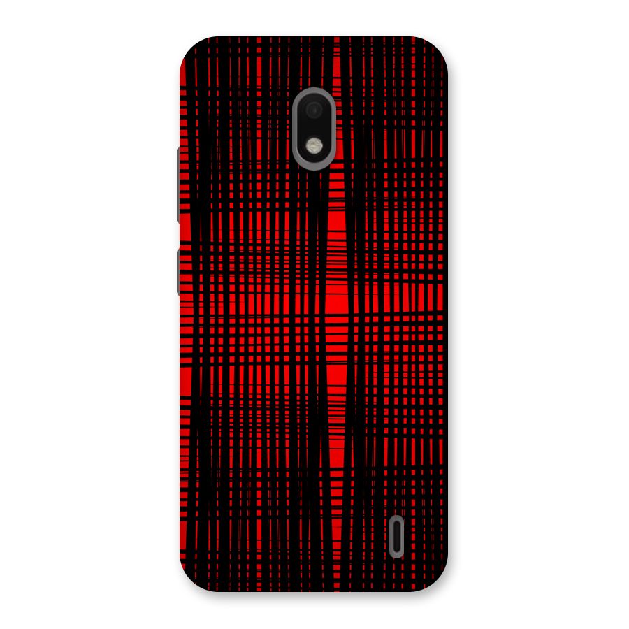 Red Net Design Back Case for Nokia 2.2