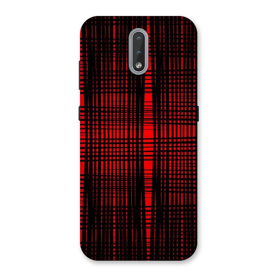 Red Net Design Back Case for Nokia 2.3