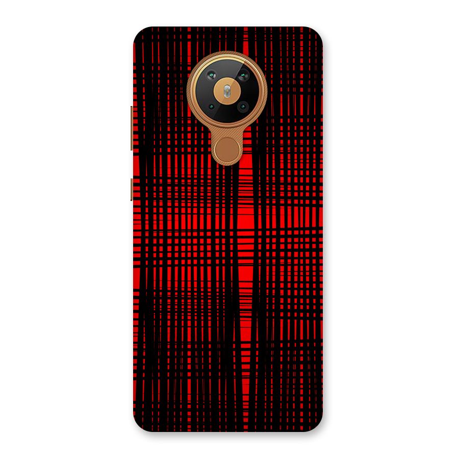 Red Net Design Back Case for Nokia 5.3