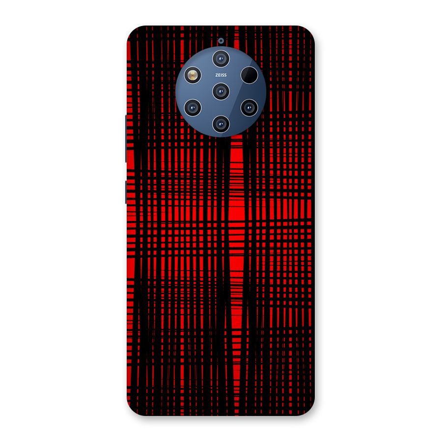 Red Net Design Back Case for Nokia 9 PureView