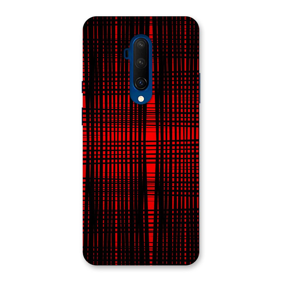 Red Net Design Back Case for OnePlus 7T Pro