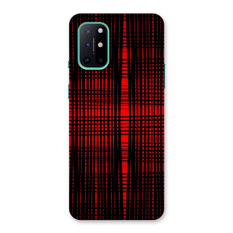 Red Net Design Back Case for OnePlus 8T