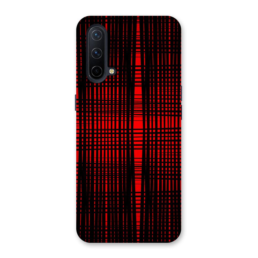 Red Net Design Back Case for OnePlus Nord CE 5G