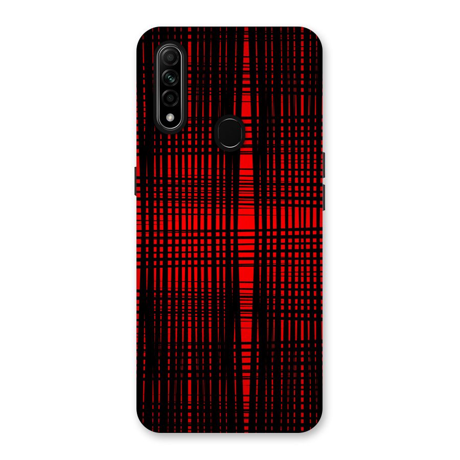 Red Net Design Back Case for Oppo A31