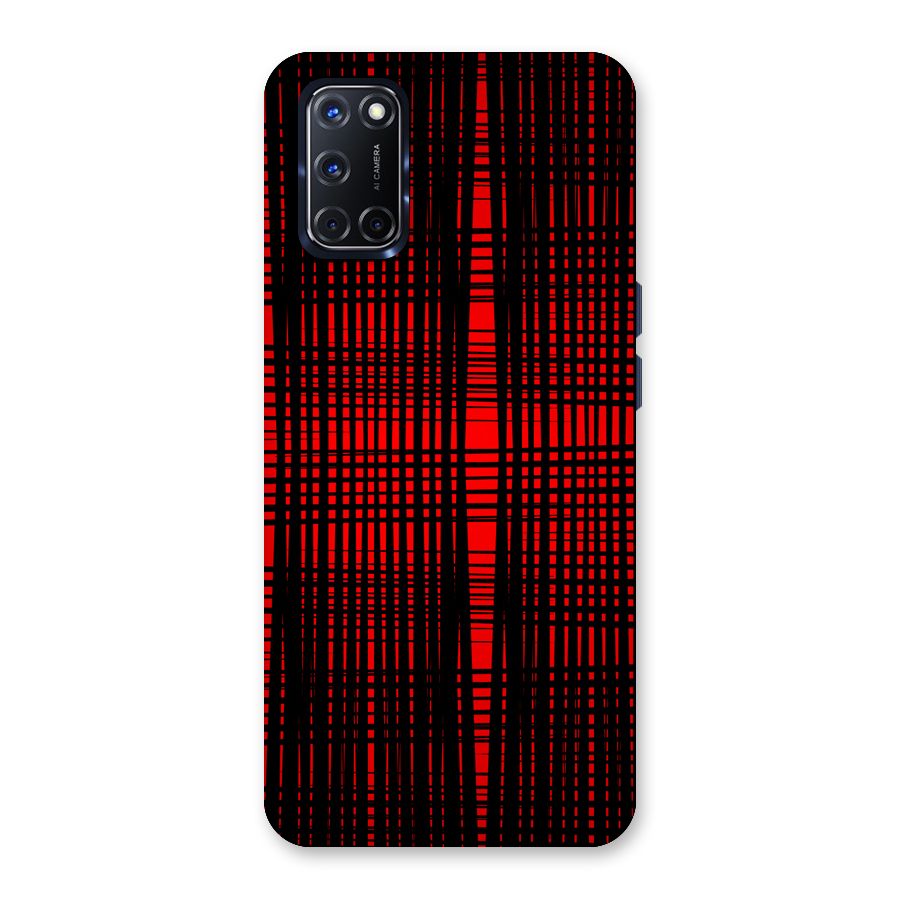 Red Net Design Back Case for Oppo A52