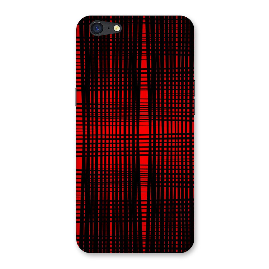 Red Net Design Back Case for Oppo A71