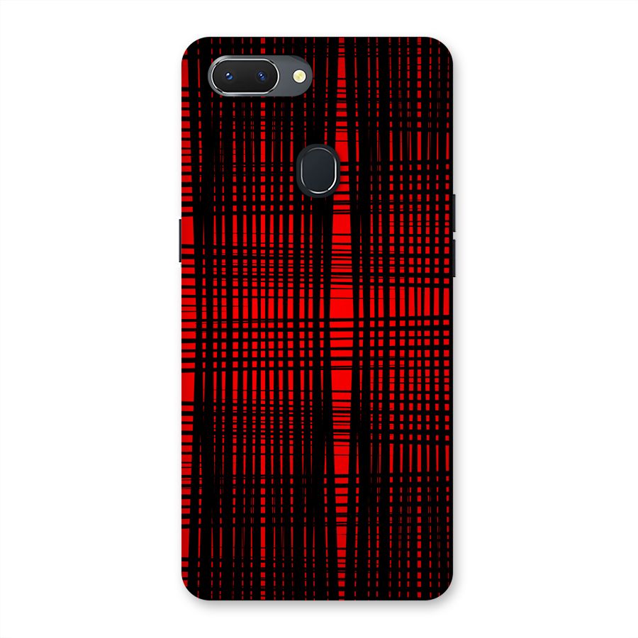 Red Net Design Back Case for Oppo Realme 2