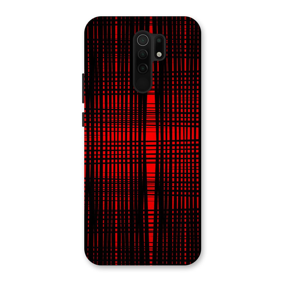 Red Net Design Back Case for Poco M2
