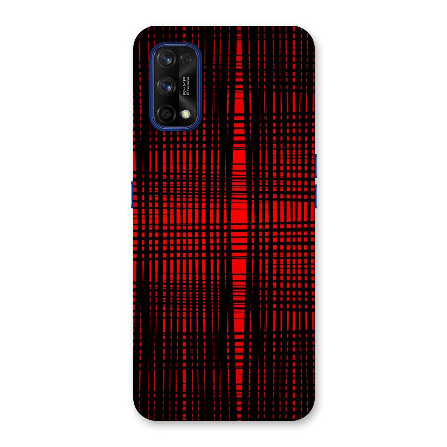 Red Net Design Back Case for Realme 7 Pro