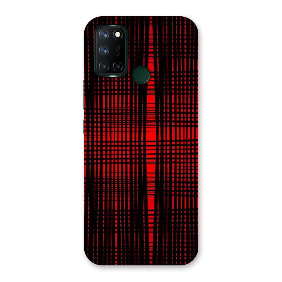 Red Net Design Back Case for Realme 7i