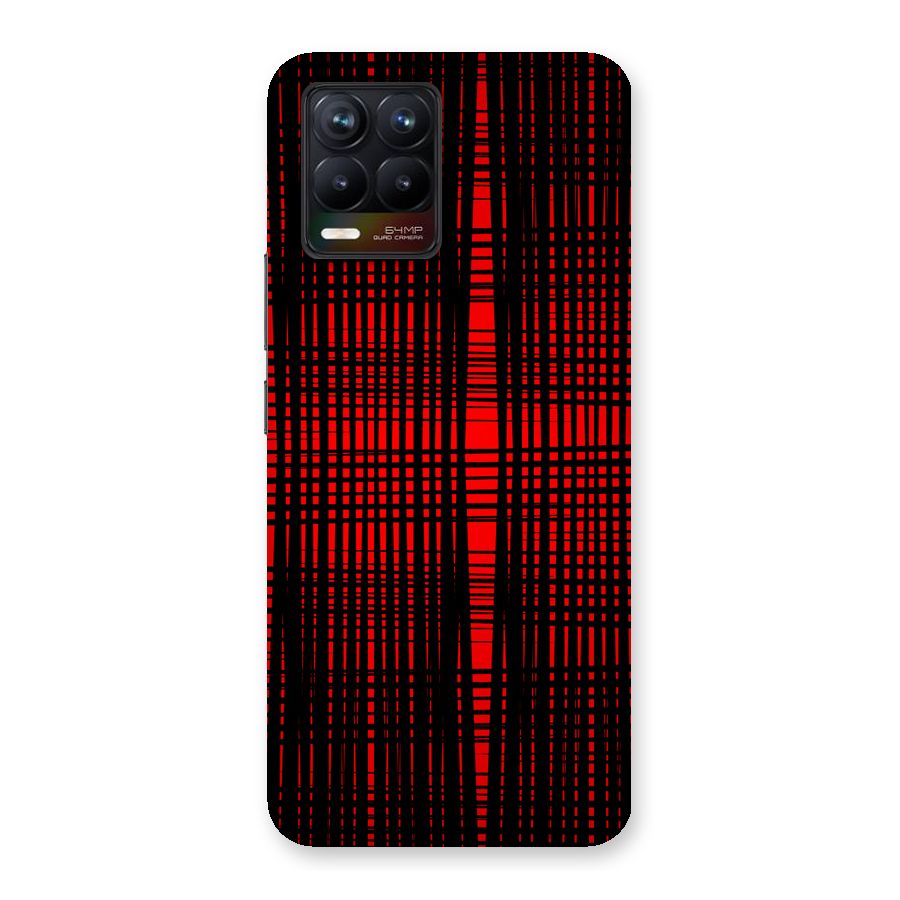 Red Net Design Back Case for Realme 8