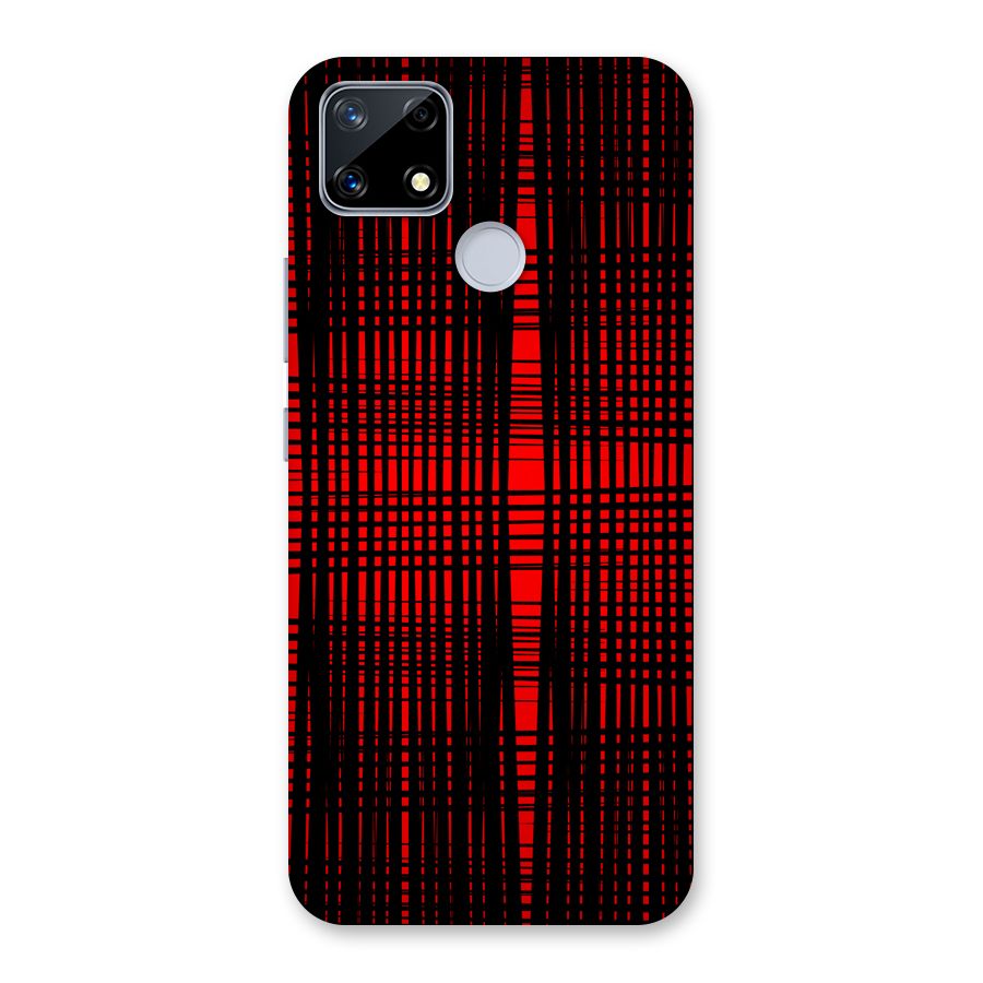 Red Net Design Back Case for Realme Narzo 20