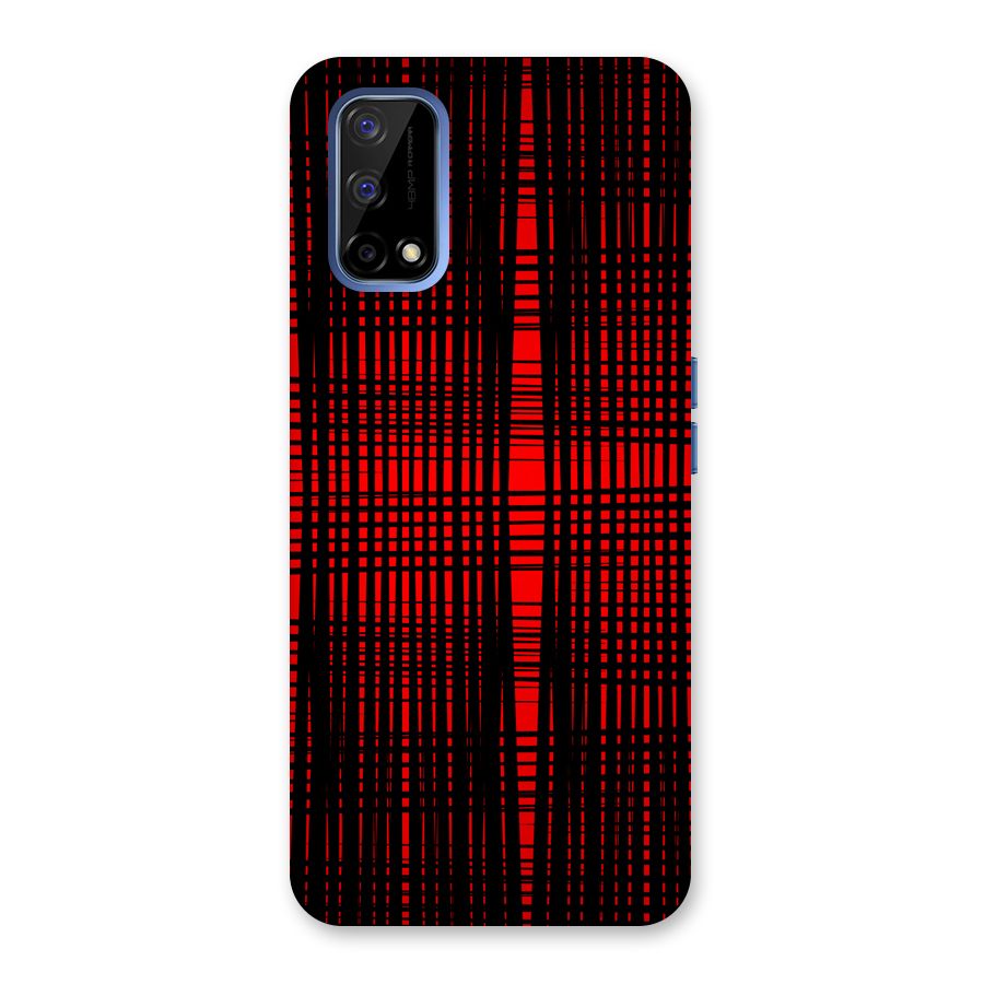 Red Net Design Back Case for Realme Narzo 30 Pro