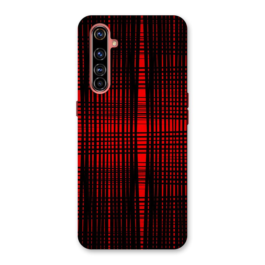 Red Net Design Back Case for Realme X50 Pro