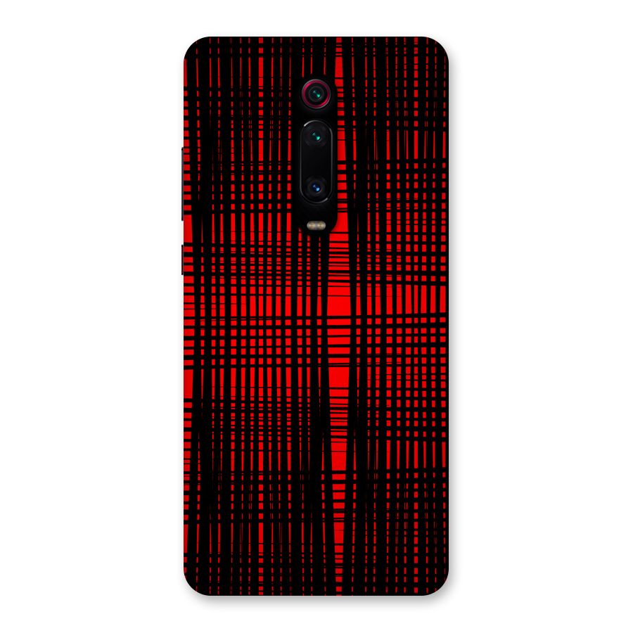 Red Net Design Back Case for Redmi K20 Pro