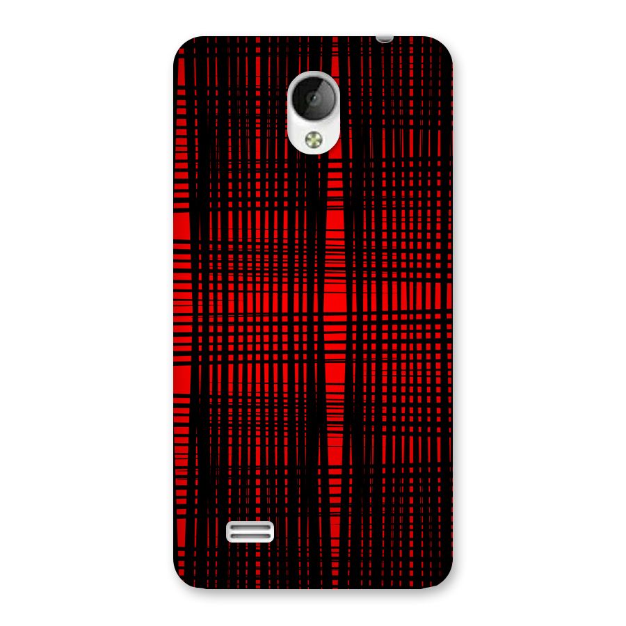 Red Net Design Back Case for Vivo Y21