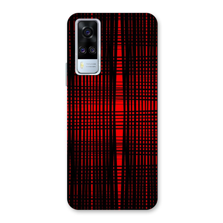 Red Net Design Back Case for Vivo Y31