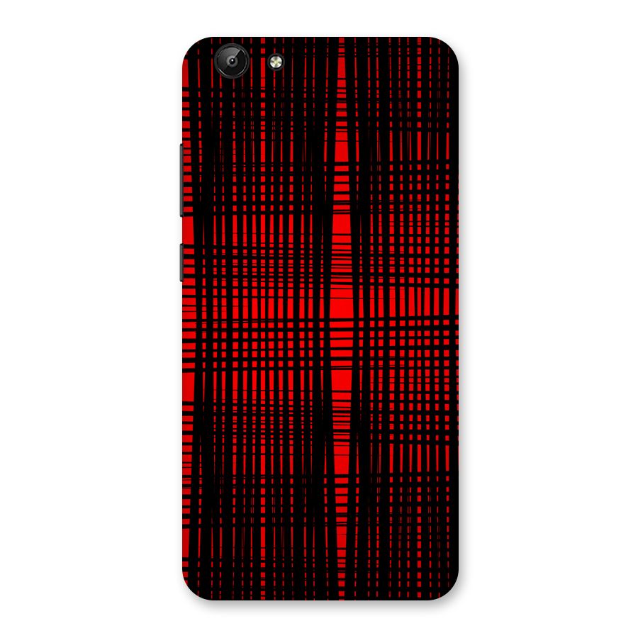 Red Net Design Back Case for Vivo Y69