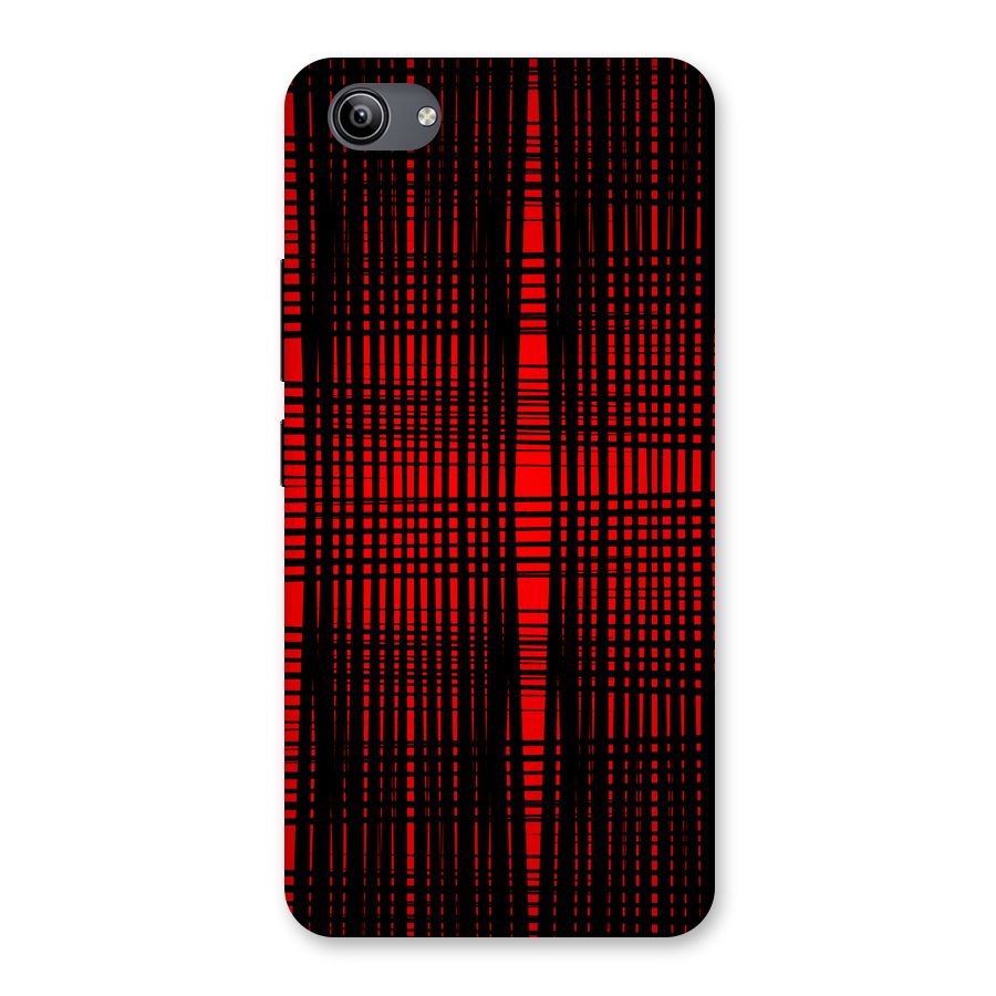 Red Net Design Back Case for Vivo Y81i