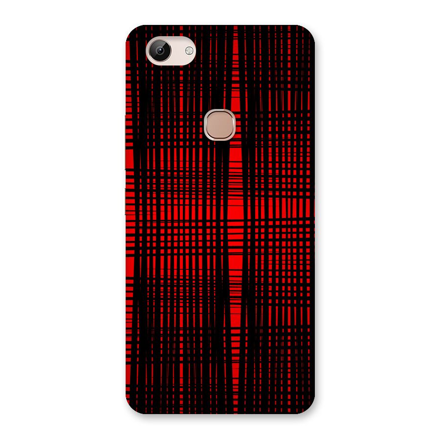Red Net Design Back Case for Vivo Y83