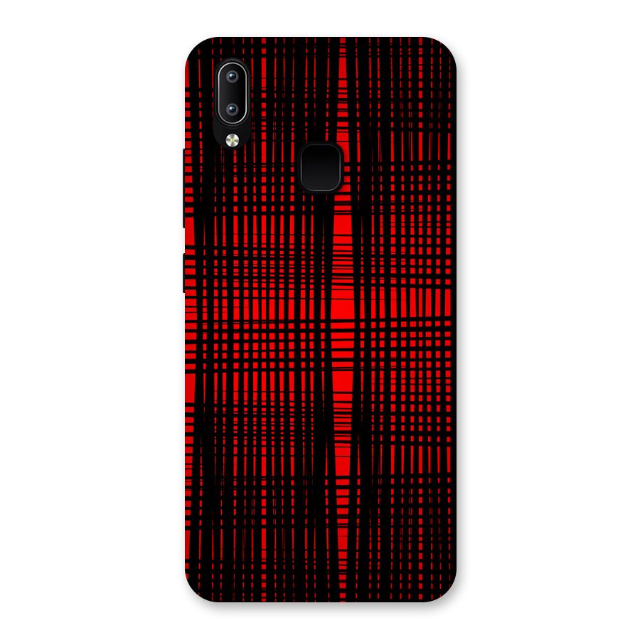 Red Net Design Back Case for Vivo Y93