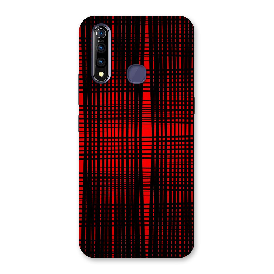 Red Net Design Back Case for Vivo Z1 Pro