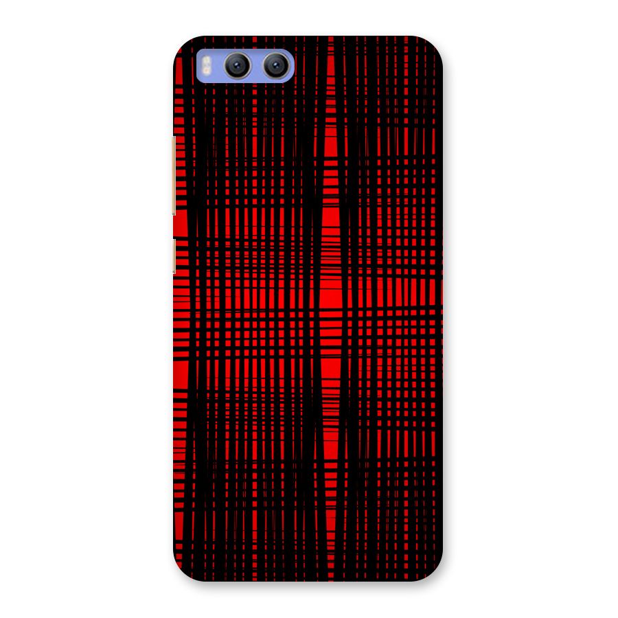 Red Net Design Back Case for Xiaomi Mi 6
