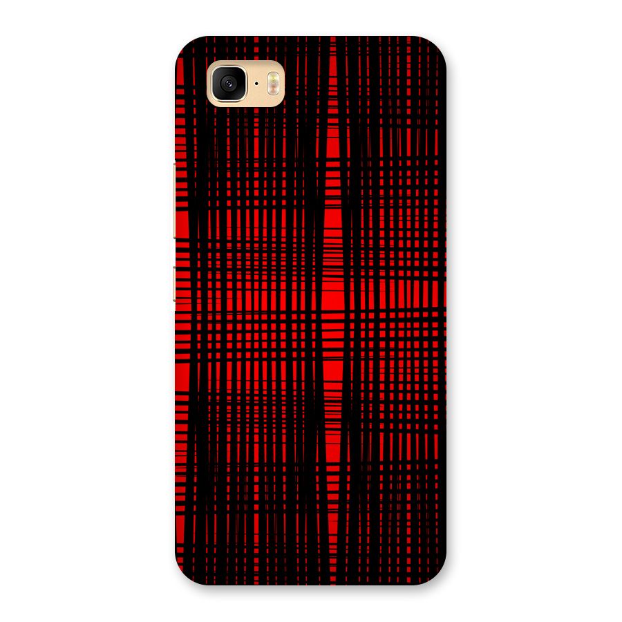 Red Net Design Back Case for Zenfone 3s Max