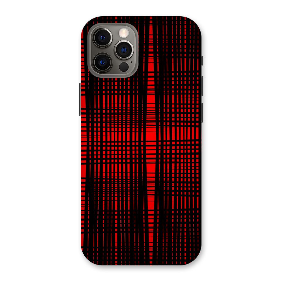 Red Net Design Back Case for iPhone 12 Pro