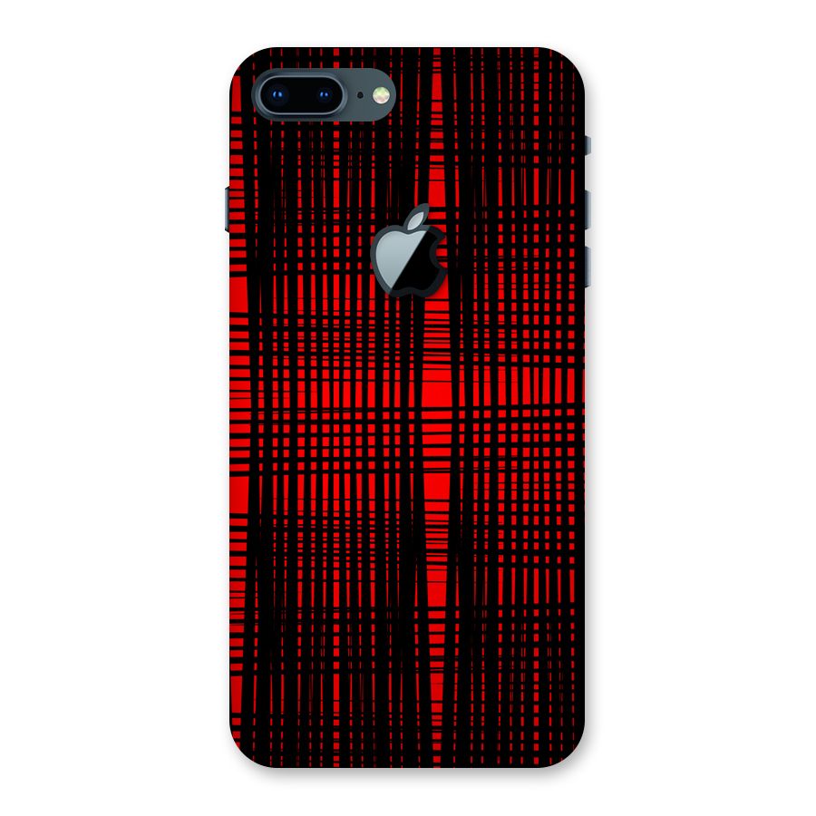 Red Net Design Back Case for iPhone 7 Plus Apple Cut