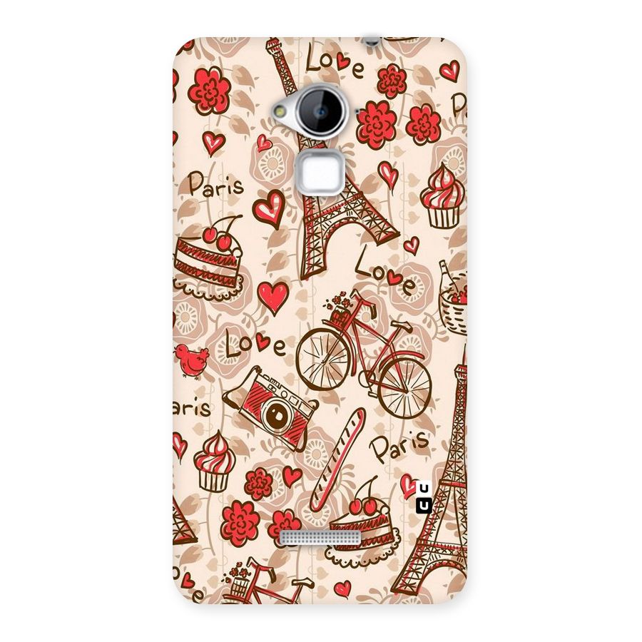 Red Peach City Back Case for Coolpad Note 3