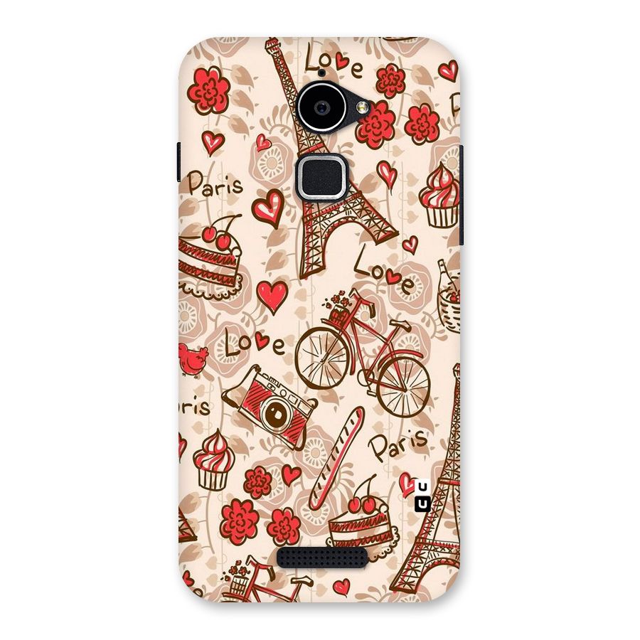 Red Peach City Back Case for Coolpad Note 3 Lite