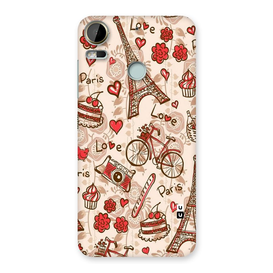 Red Peach City Back Case for Desire 10 Pro