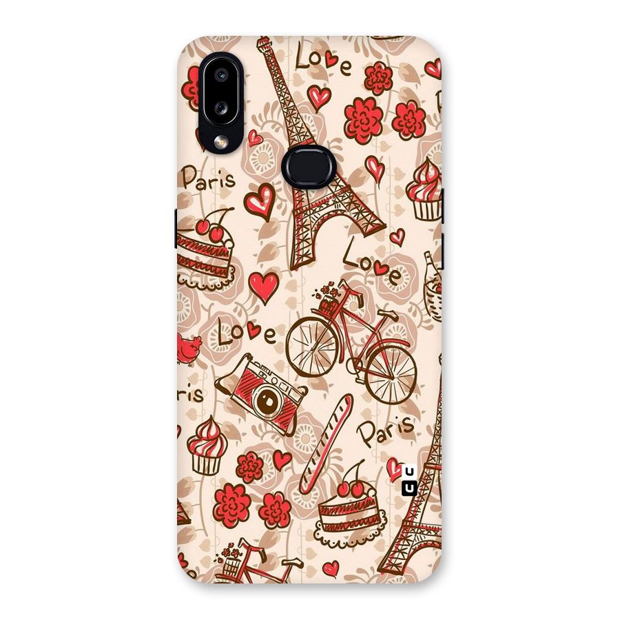 Red Peach City Back Case for Galaxy A10s