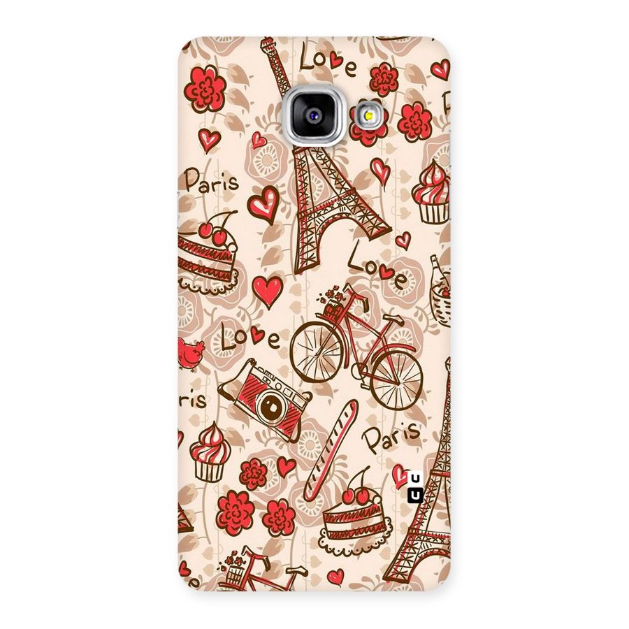 Red Peach City Back Case for Galaxy A5 2016