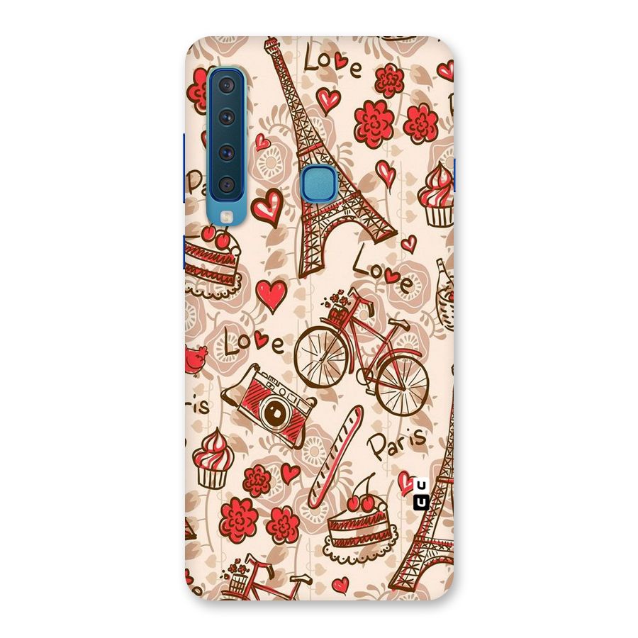 Red Peach City Back Case for Galaxy A9 (2018)