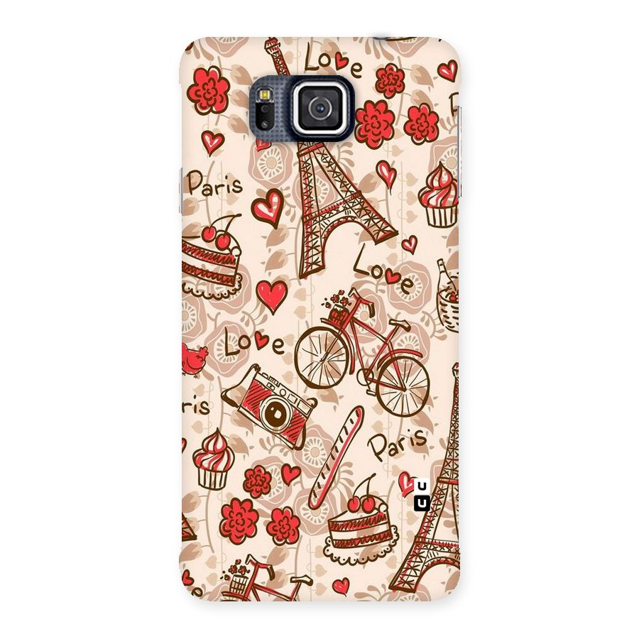 Red Peach City Back Case for Galaxy Alpha