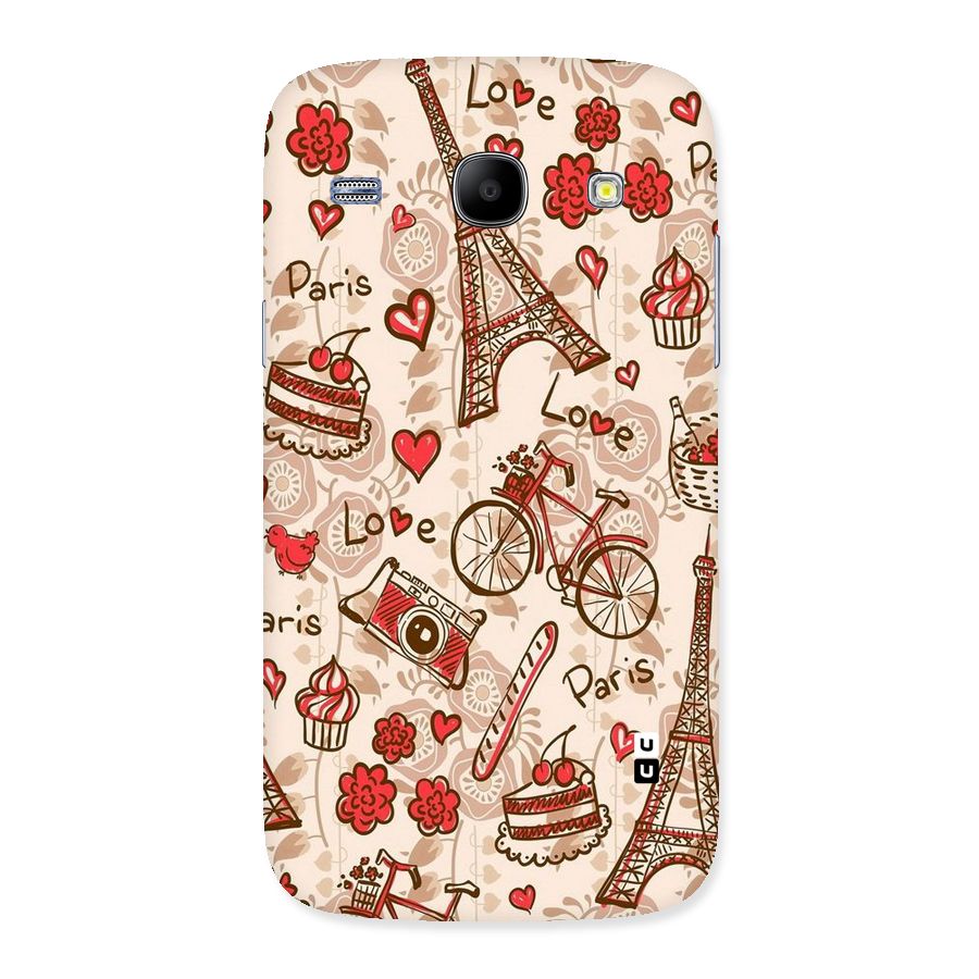 Red Peach City Back Case for Galaxy Core