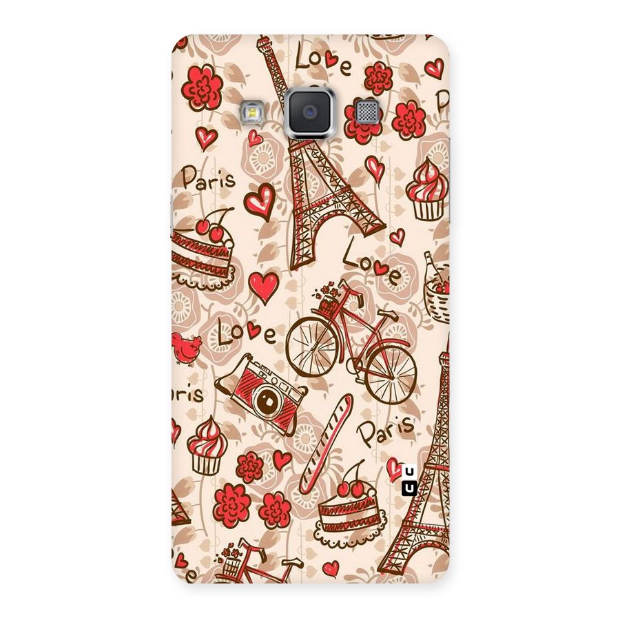 Red Peach City Back Case for Galaxy Grand 3