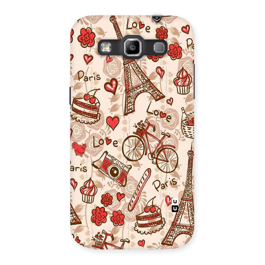 Red Peach City Back Case for Galaxy Grand Quattro