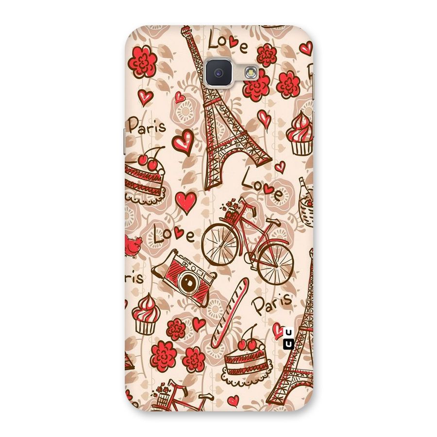 Red Peach City Back Case for Galaxy J5 Prime