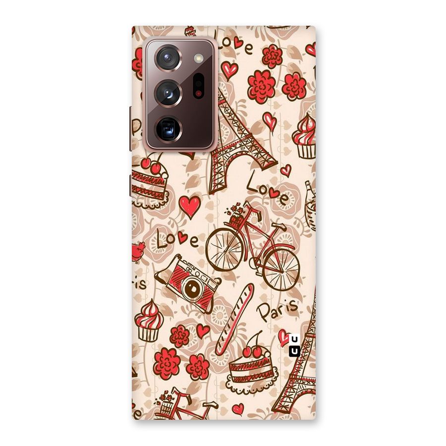 Red Peach City Back Case for Galaxy Note 20 Ultra