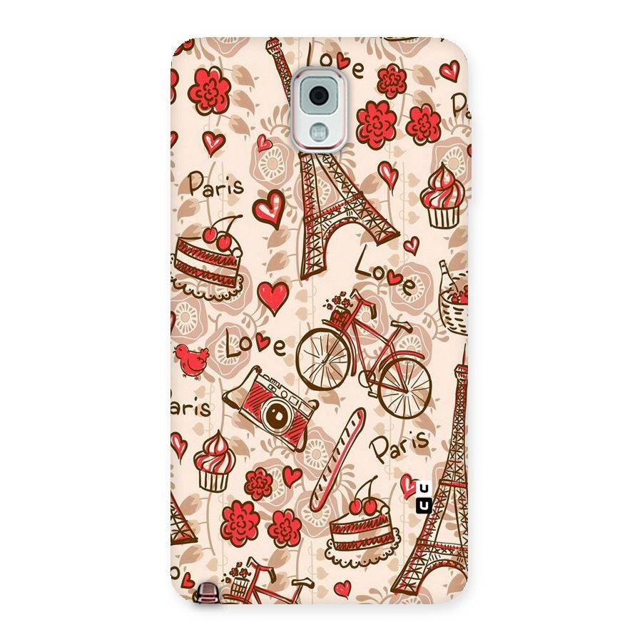 Red Peach City Back Case for Galaxy Note 3