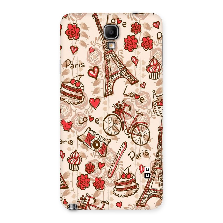 Red Peach City Back Case for Galaxy Note 3 Neo