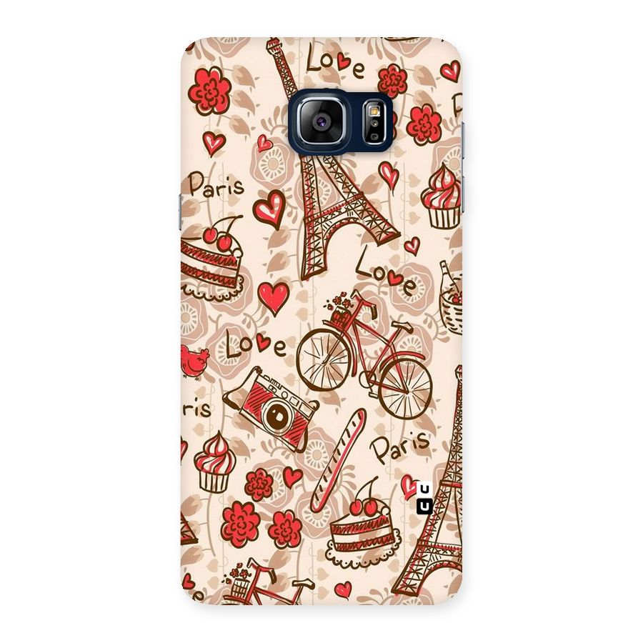 Red Peach City Back Case for Galaxy Note 5